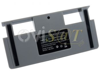 Base de carga / cargador dock de color gris con cable USB tipo C para Nintendo Switch / Switch Lite, en blister